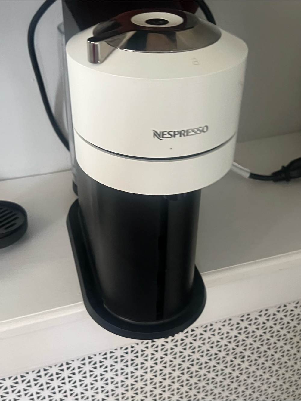 Nespresso Coffee Maker in White and Black